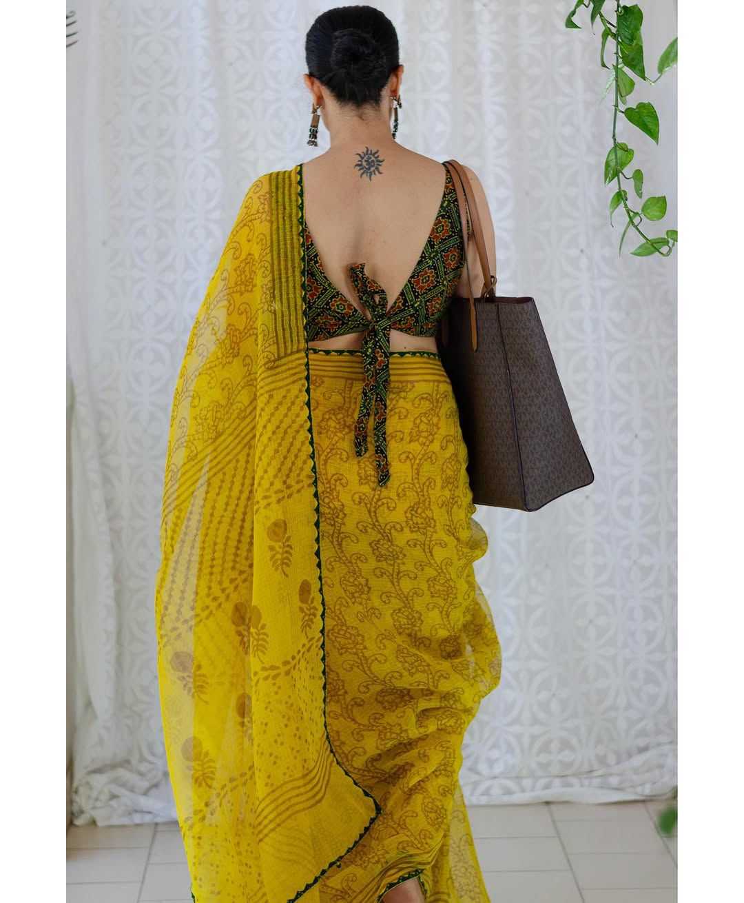 Ynf Kota Silk KESH690 Chamki Sarees Wholesale Designer Sarees Printed Sarees Kota Doria Sarees Manufacturer- Kapda Export