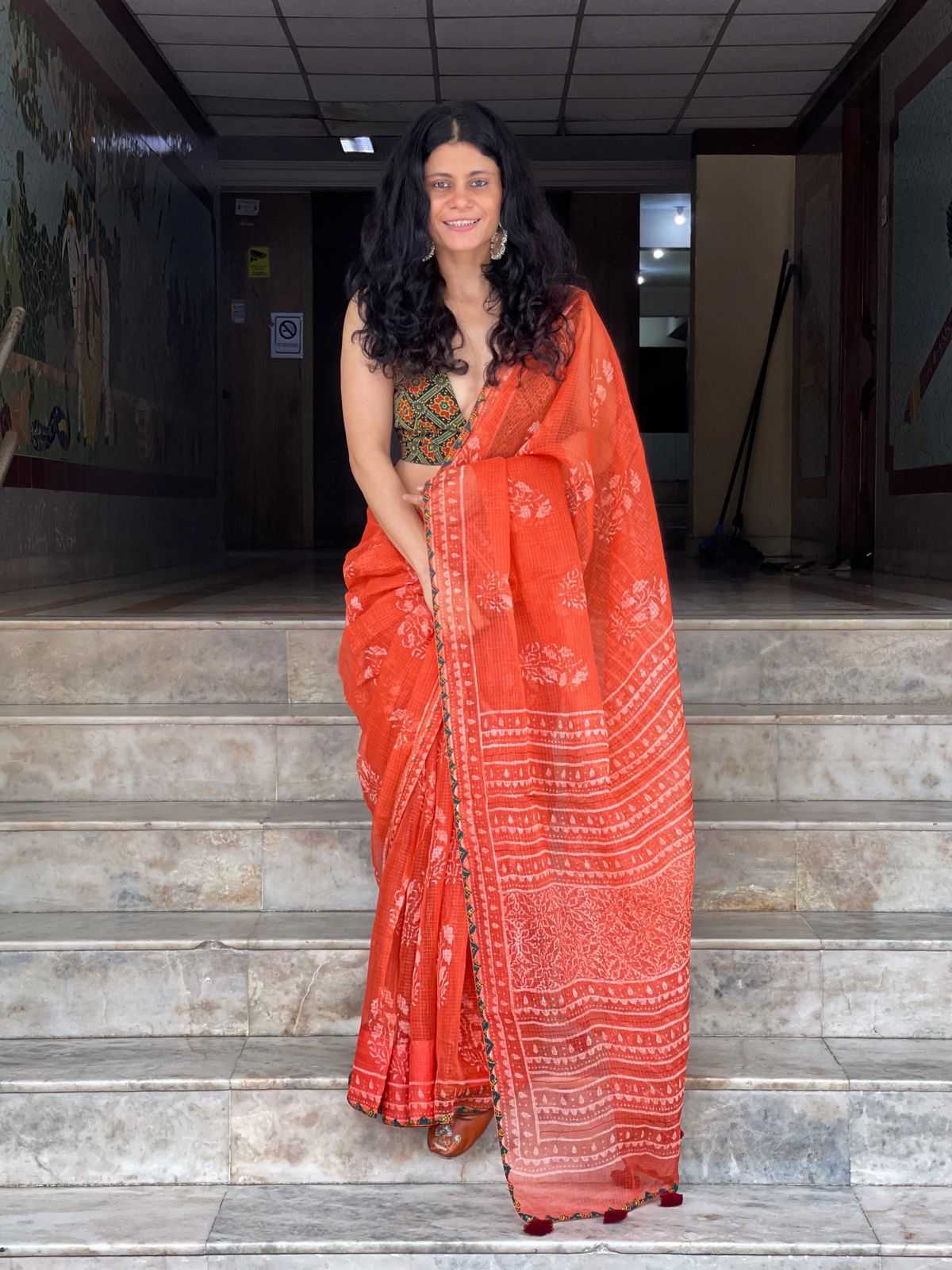 Ynf Kota Silk KESH690 Chamki Sarees Wholesale Designer Sarees Printed Sarees Kota Doria Sarees Manufacturer- Kapda Export