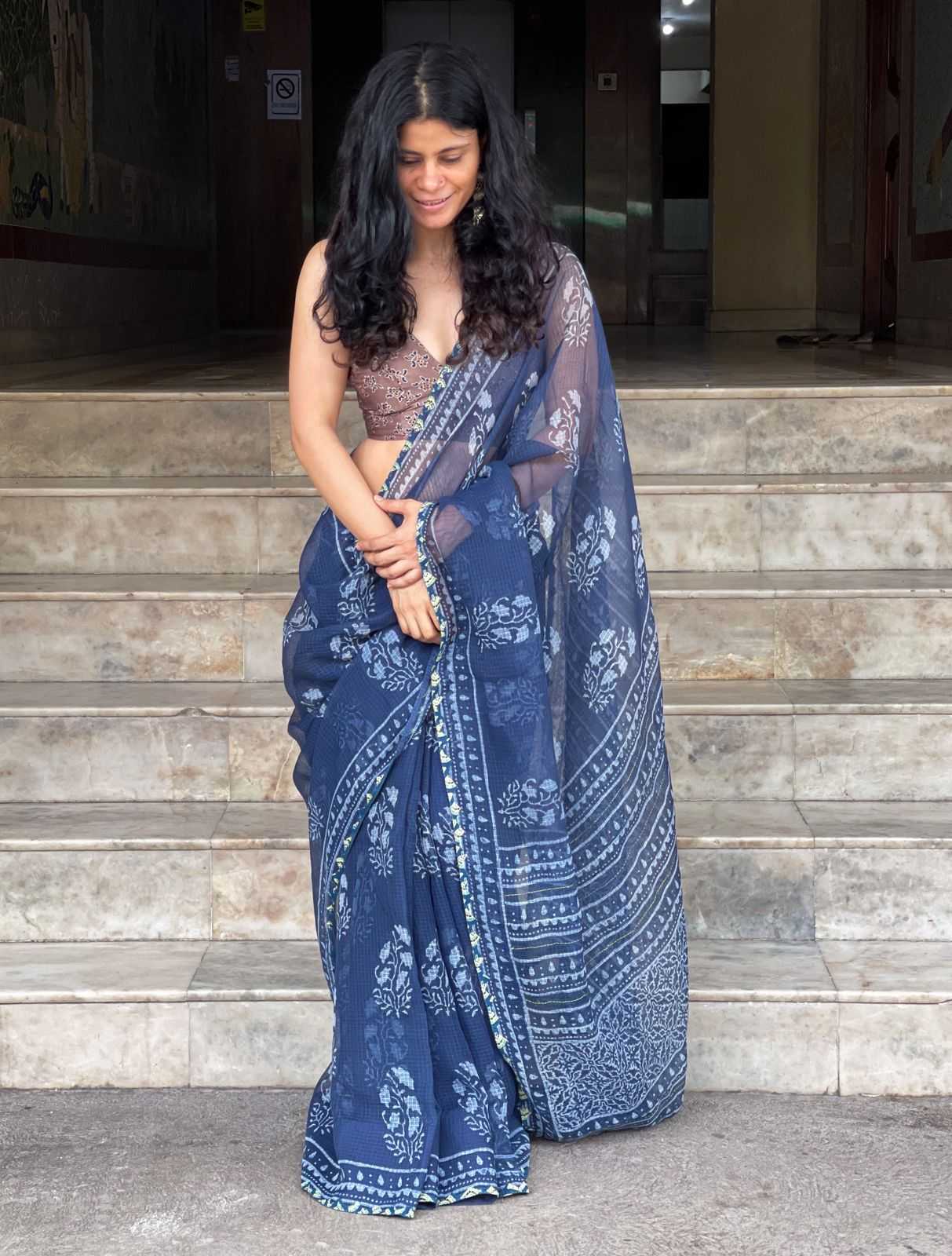 Ynf Kota Silk KESH690 Chamki Sarees Wholesale Designer Sarees Printed Sarees Kota Doria Sarees Manufacturer- Kapda Export