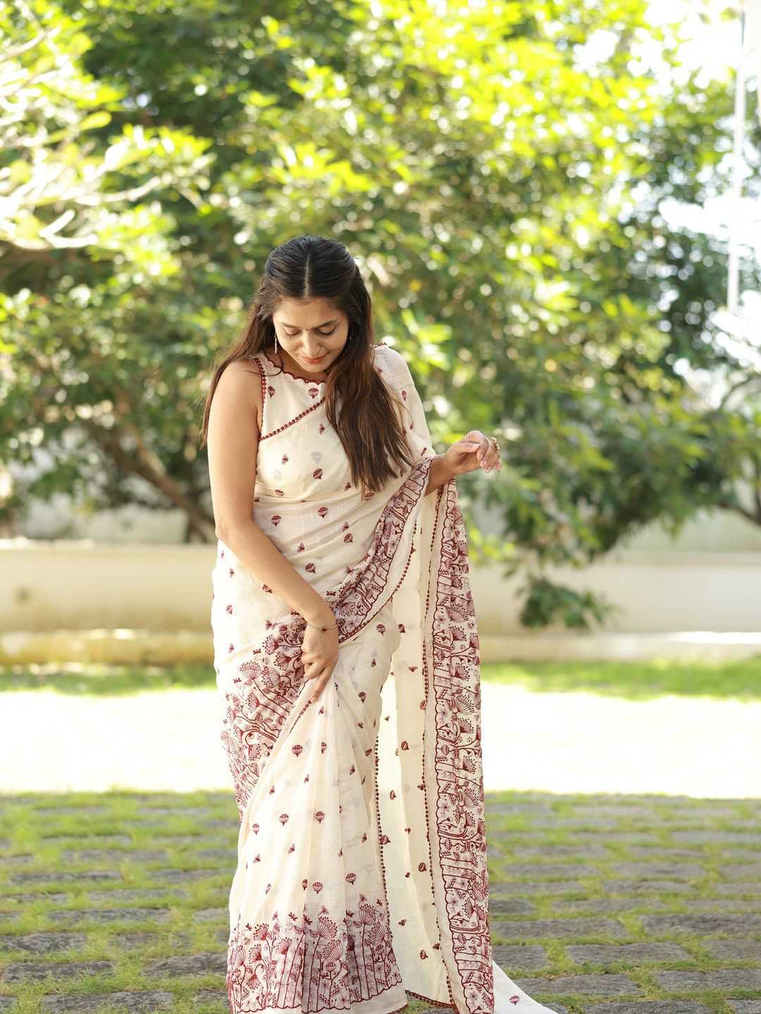 Ynf Kota Silk KESH690 Mayuri Sarees Wholesale Embroidered Sarees Kota Doria Sarees Lace Border Sarees Manufacturer- Kapda Export