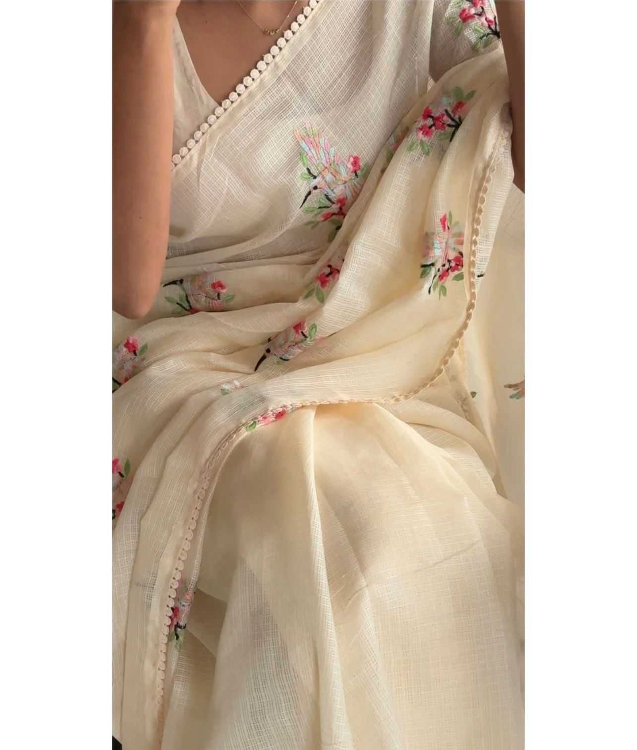 Ynf Kota Silk KESH690 Sparrow Sarees Wholesale Designer Sarees Embroidered Sarees Kota Doria Sarees Manufacturer- Kapda Export