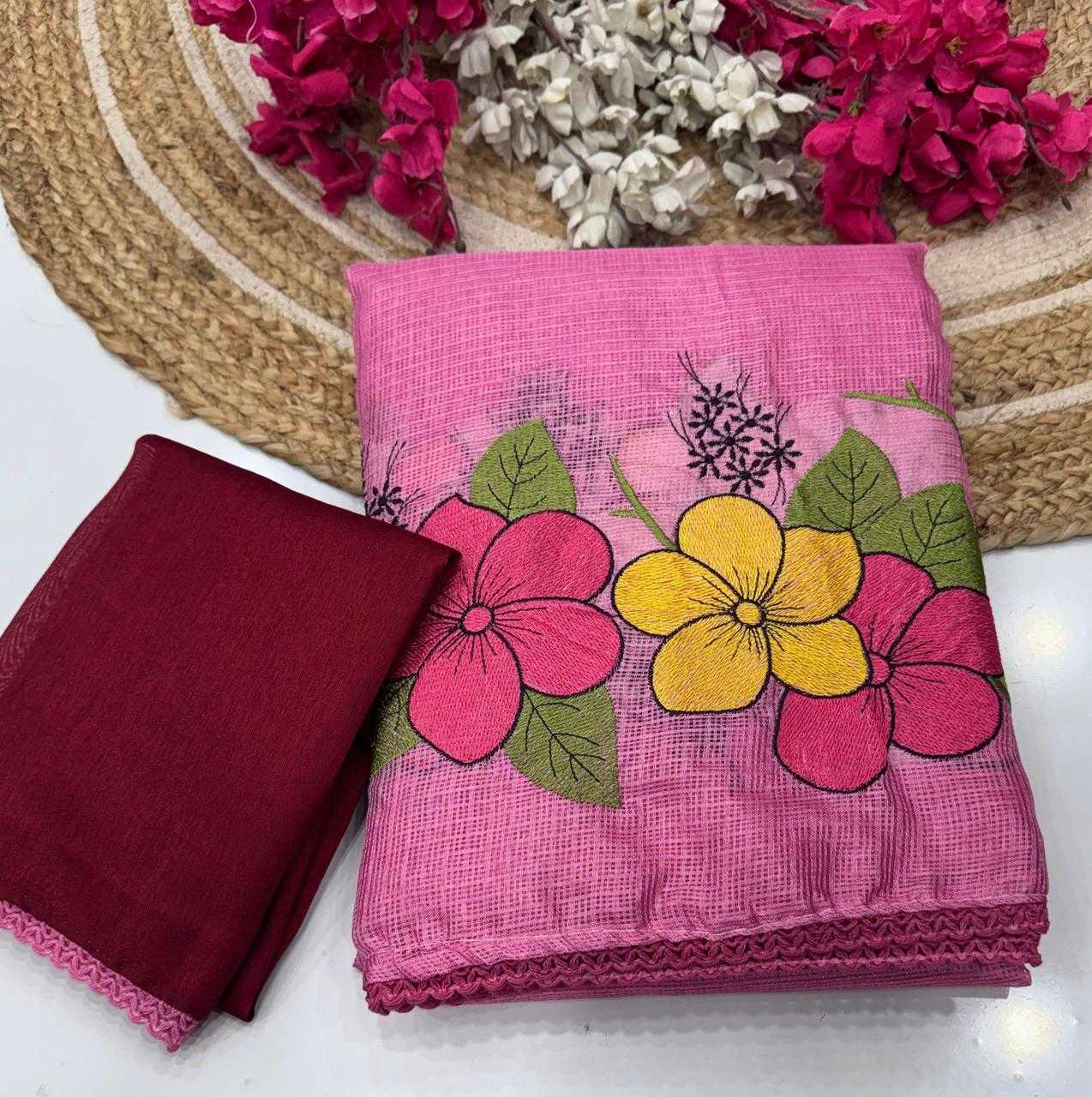 Ynf Kota Silk KESH716 kota Sarees Wholesale Embroidered Sarees Kota Doria Sarees Lace Border Sarees Manufacturer- Kapda Export