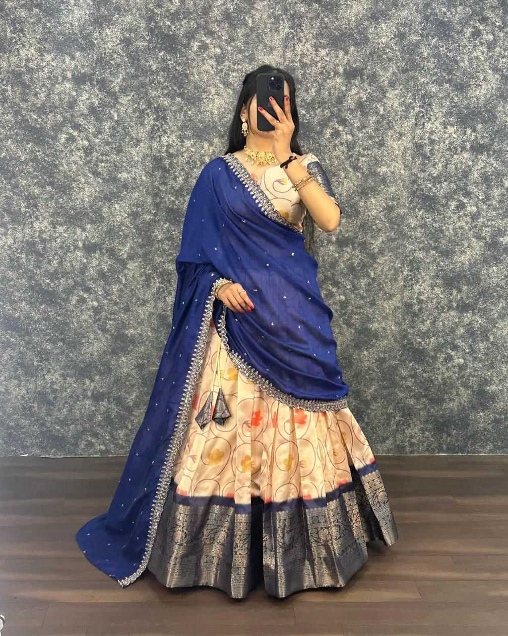 Ynf Lichi Silk KESH599 JIMMY Lehengas Wholesale Designer Lehenga Silk Lehenga Printed Lehenga Manufacturer- Kapda Export