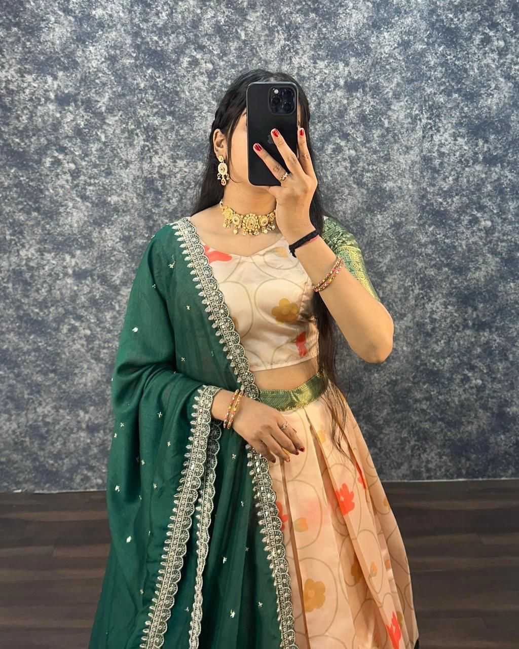 Ynf Lichi Silk KESH599 JIMMY Lehengas Wholesale Designer Lehenga Silk Lehenga Printed Lehenga Manufacturer- Kapda Export