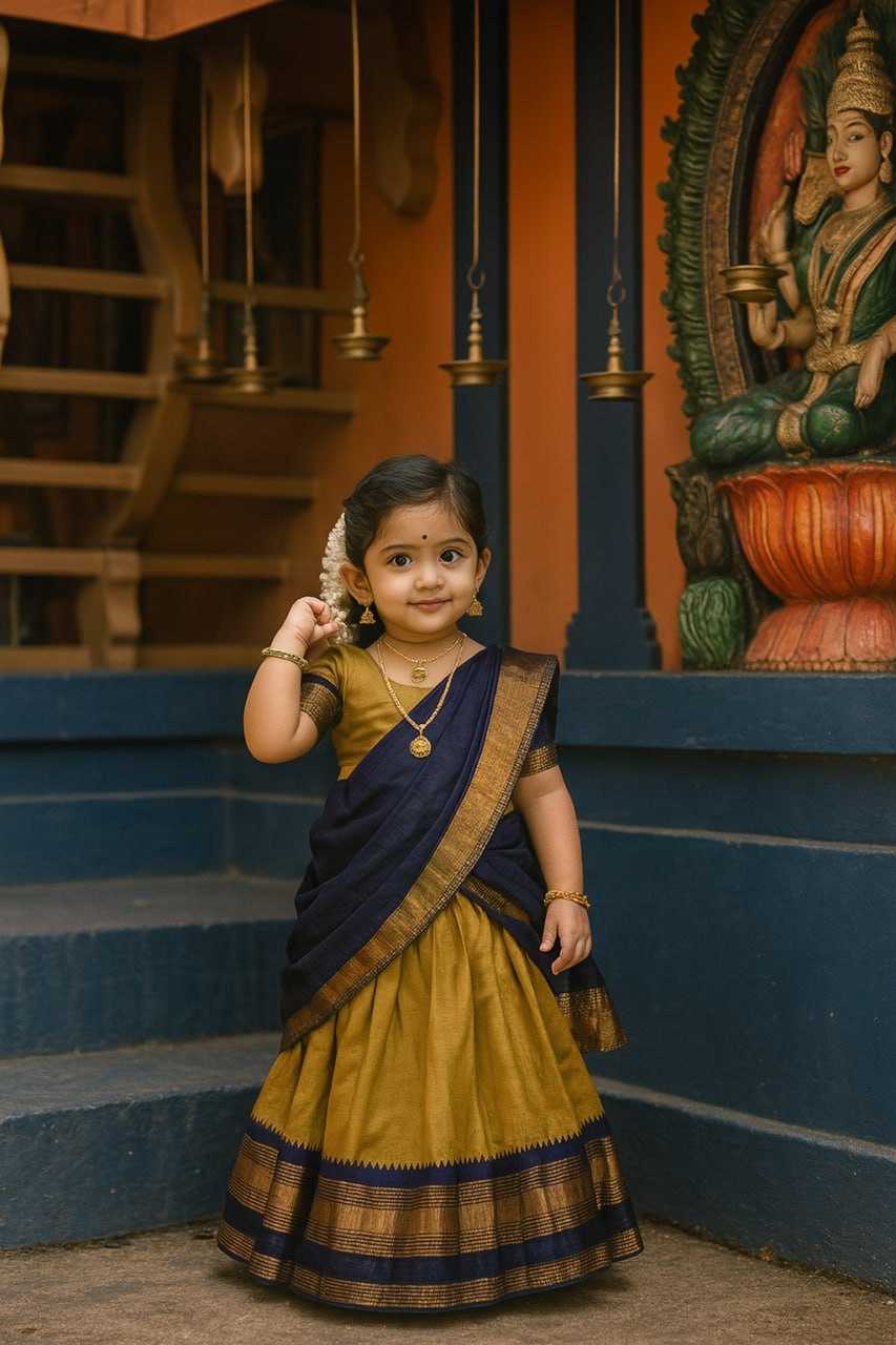 Ynf Lichi Silk KESH642 008 Kids Wear Wholesale Kids Lehenga Girls Ethnic Wear Baby Girl Lehenga Manufacturer- Kapda Export