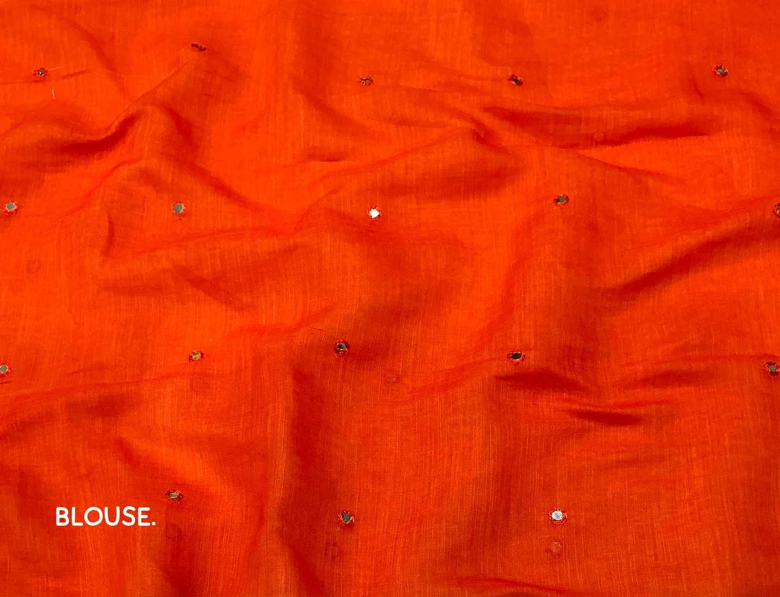 Ynf Linen KESH433 classic Sarees Wholesale Printed Sarees Mirror Work Saree Linen Sarees Manufacturer- Kapda Export