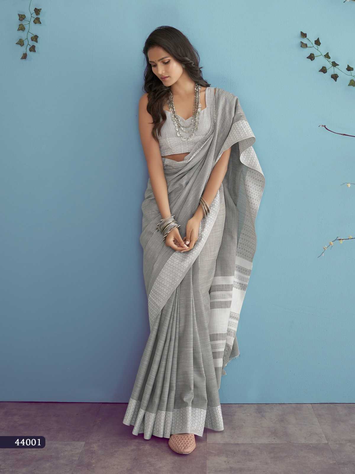Ynf Linen KESH530 RajPath Aarzoo Sarees Wholesale Designer Sarees Chikan Sarees Linen Sarees Manufacturer- Kapda Export