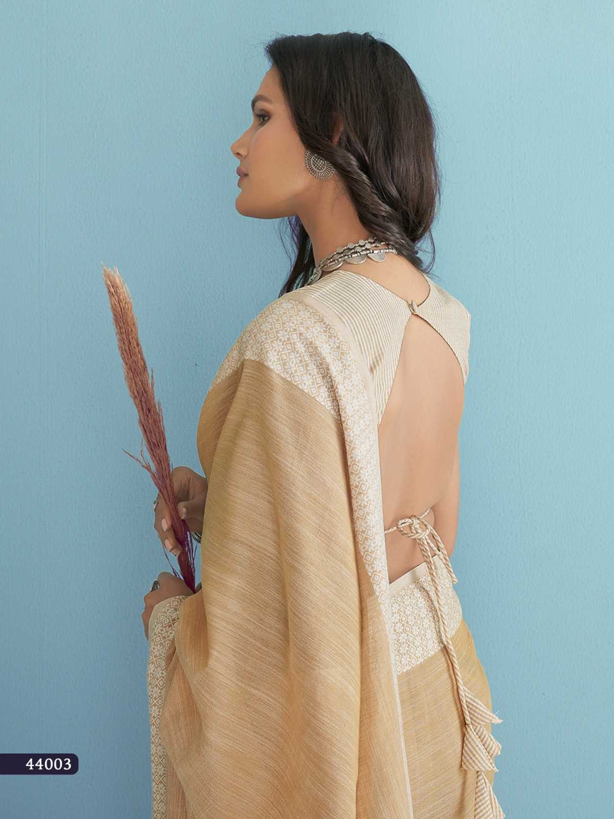 Ynf Linen KESH530 RajPath Aarzoo Sarees Wholesale Designer Sarees Chikan Sarees Linen Sarees Manufacturer- Kapda Export