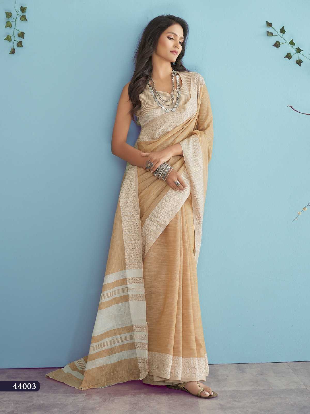 Ynf Linen KESH530 RajPath Aarzoo Sarees Wholesale Designer Sarees Chikan Sarees Linen Sarees Manufacturer- Kapda Export