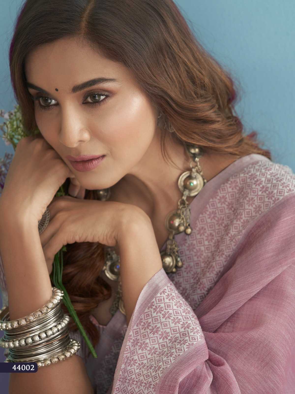 Ynf Linen KESH530 RajPath Aarzoo Sarees Wholesale Designer Sarees Chikan Sarees Linen Sarees Manufacturer- Kapda Export