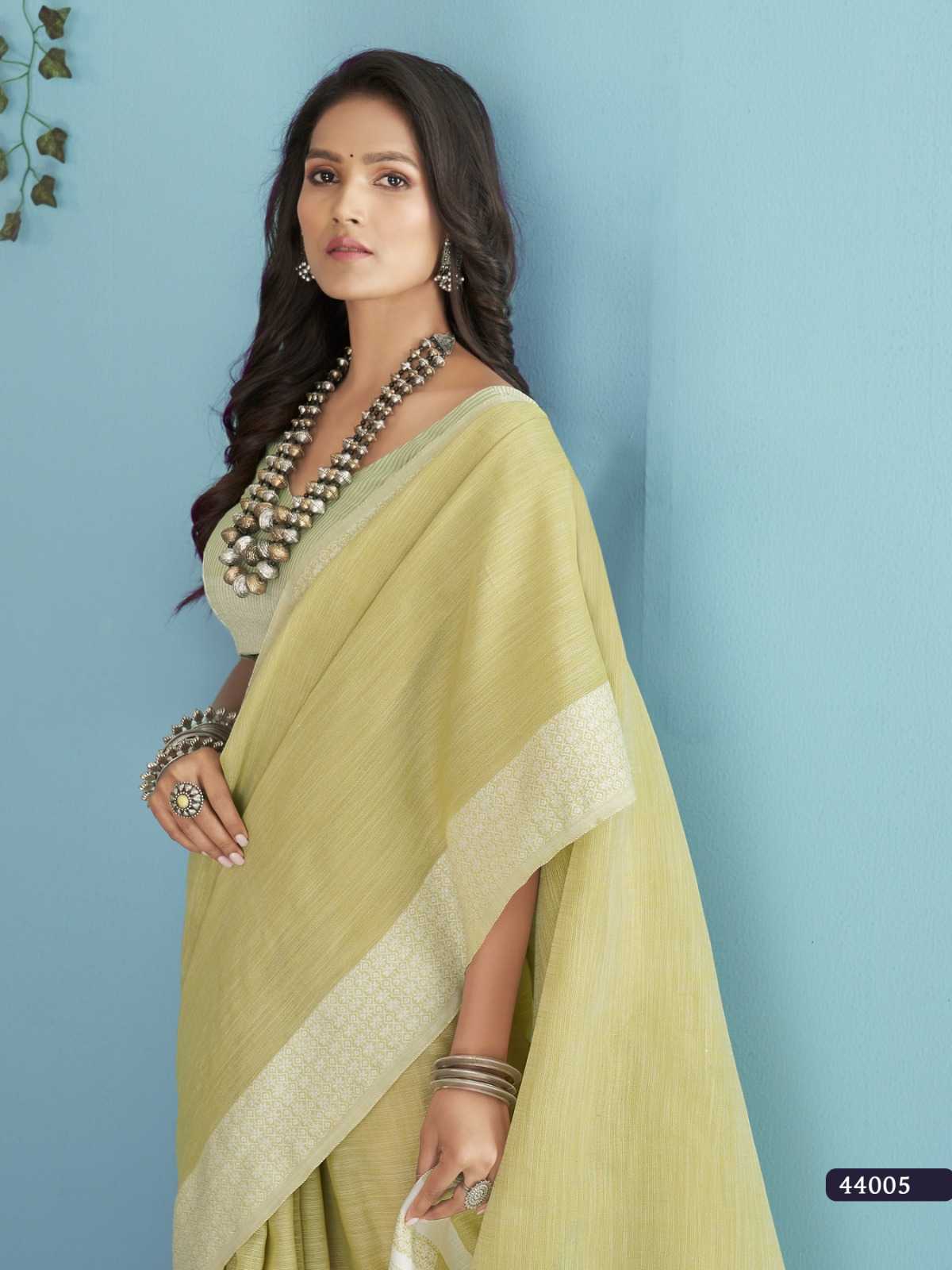 Ynf Linen KESH530 RajPath Aarzoo Sarees Wholesale Designer Sarees Chikan Sarees Linen Sarees Manufacturer- Kapda Export