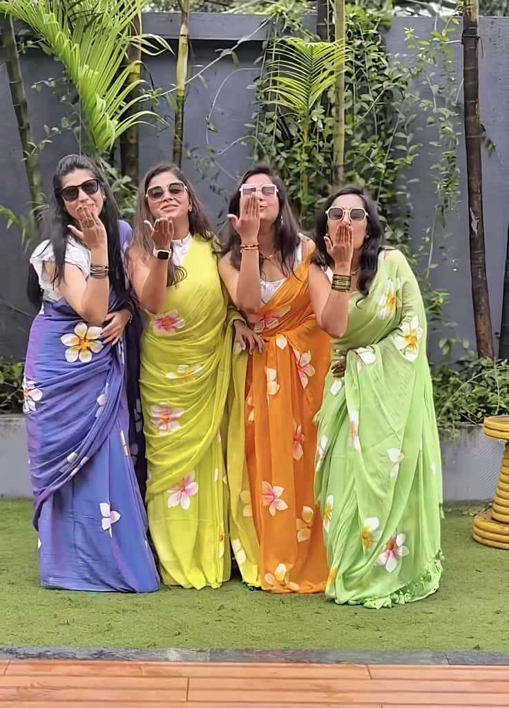 Ynf Linen KESH673 LILY Sarees Wholesale Printed Sarees Tussar Sarees Festive Sarees Manufacturer- Kapda Export