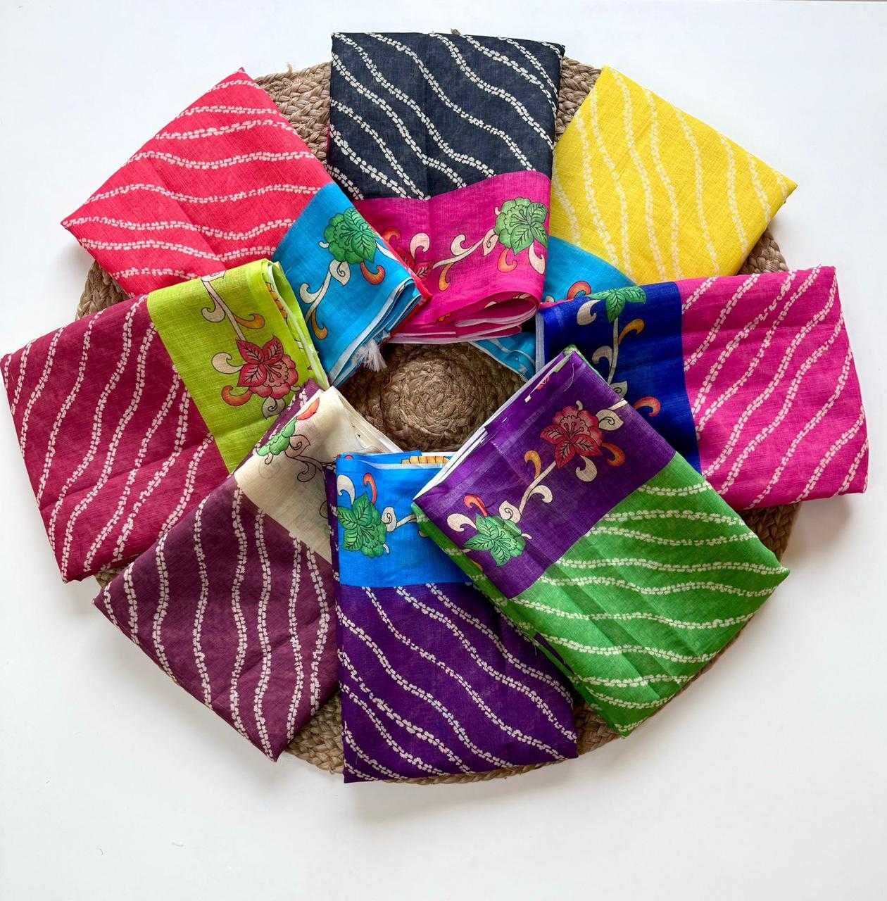 Ynf Linen KESH681 102 Sarees Festive Collections Wholesale Leheriya Sarees Linen Sarees Festive Sarees Manufacturer- Kapda Export