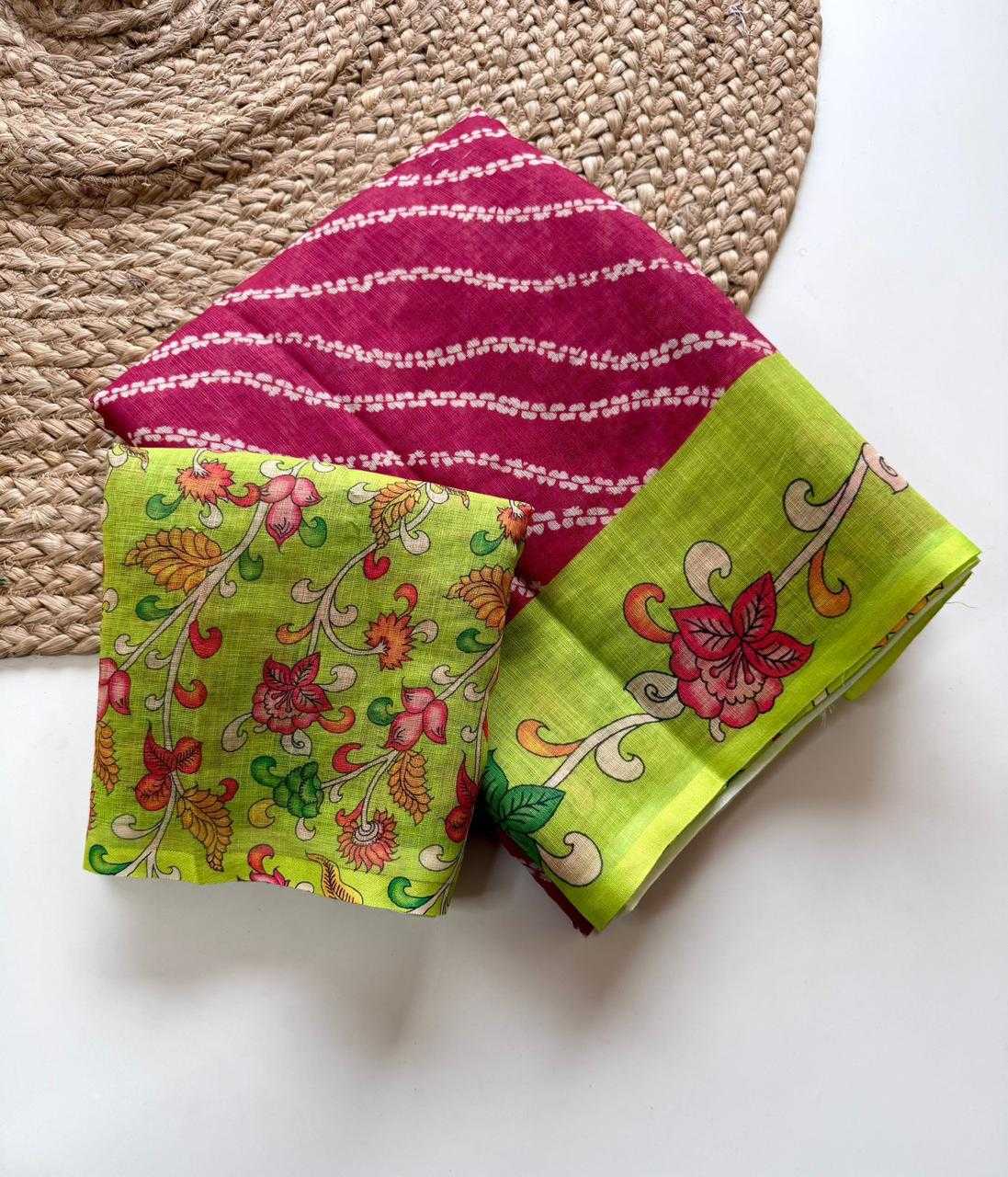 Ynf Linen KESH681 102 Sarees Festive Collections Wholesale Leheriya Sarees Linen Sarees Festive Sarees Manufacturer- Kapda Export