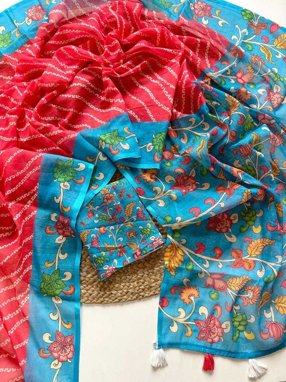 Ynf Linen KESH681 102 Sarees Festive Collections Wholesale Leheriya Sarees Linen Sarees Festive Sarees Manufacturer- Kapda Export