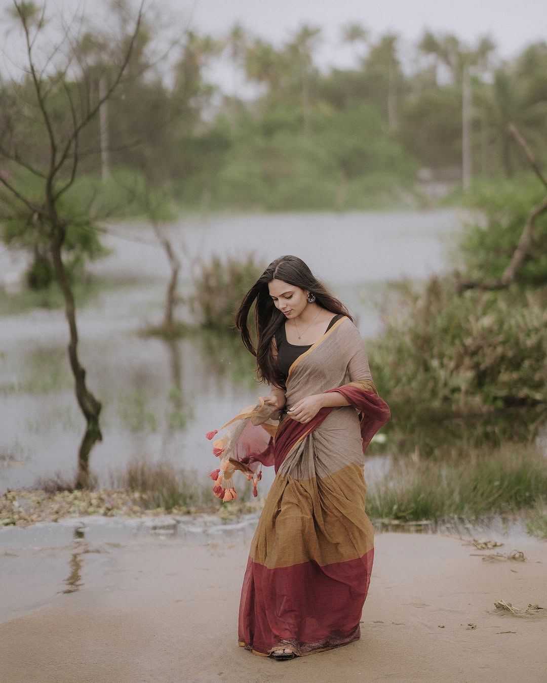 Ynf Linen KESH690 257 Sarees Wholesale Branded Sarees Linen Sarees Festive Sarees Manufacturer- Kapda Export