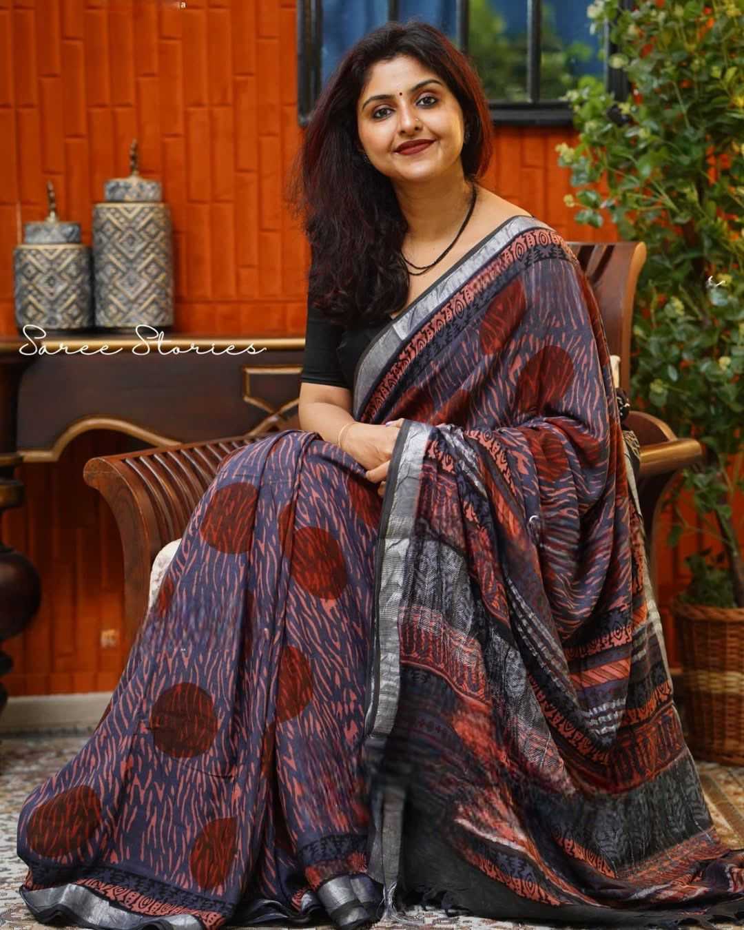 Ynf Linen KESH690 Raazhi Sarees Wholesale Linen Sarees Casual Sarees Office Wear Sarees Manufacturer- Kapda Export