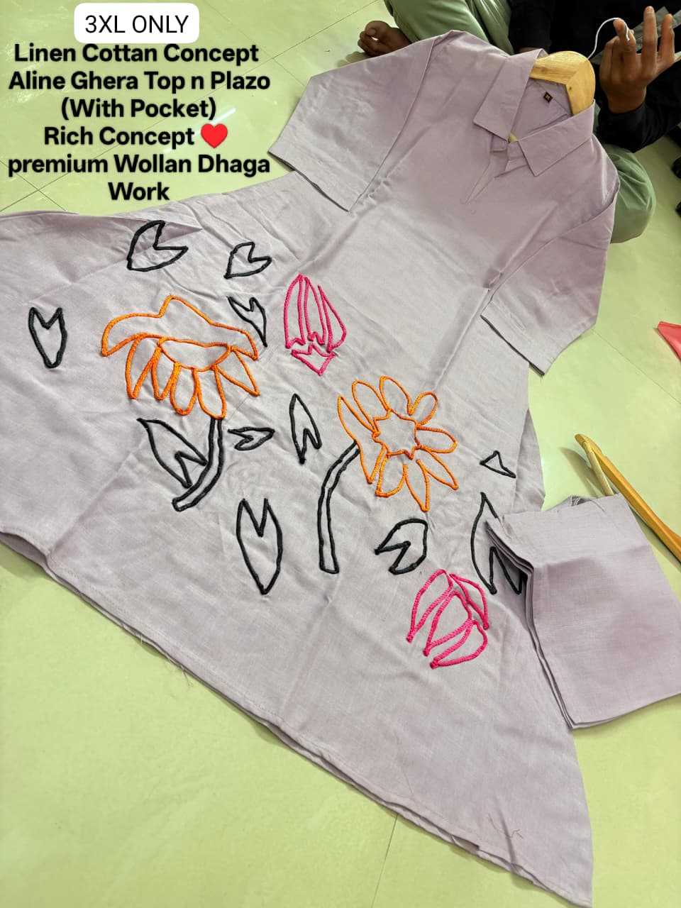 Ynf Linen KESH720 106 Kurti Festive Collections Wholesale Cotton Kurtis A-Line Kurtis Kurti With Palazzo Manufacturer- Kapda Export