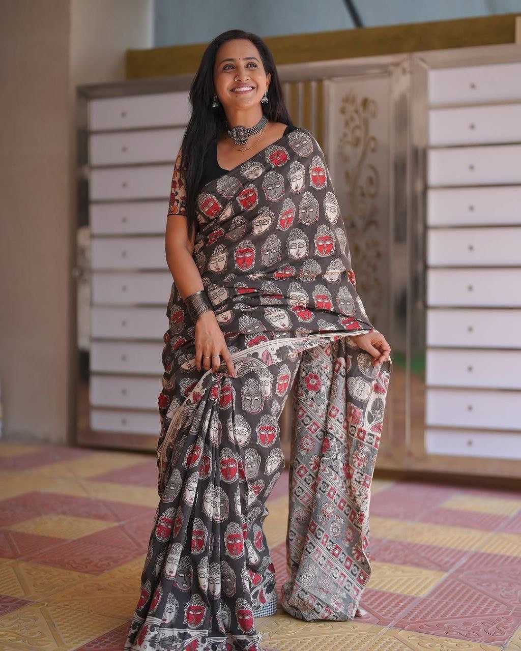 Ynf Linen KESH740 240 Sarees Wholesale Printed Sarees Traditional Sarees Lightweight Sarees Manufacturer- Kapda Export