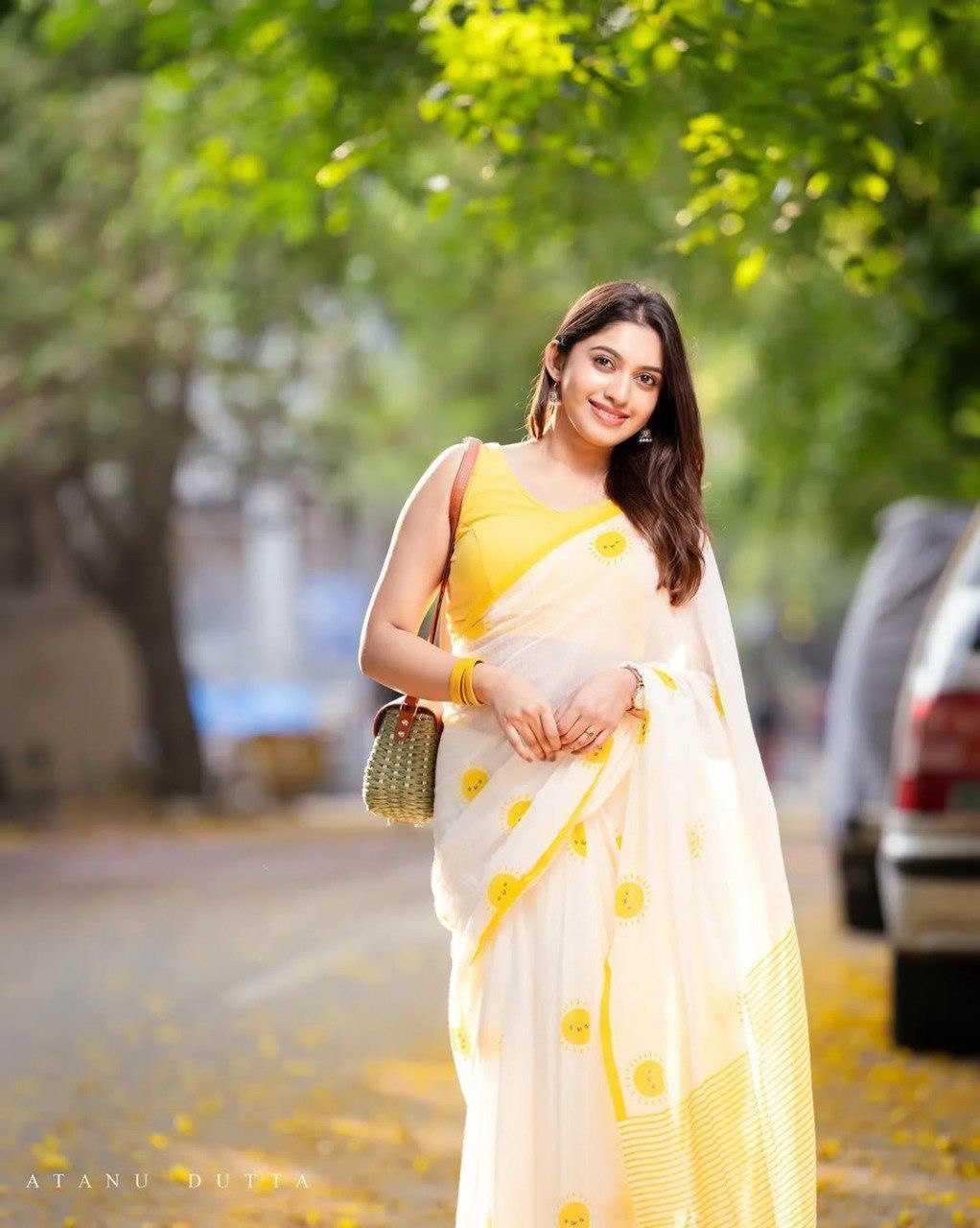 Ynf Linen KESH740 249 Sarees Wholesale Designer Sarees Printed Sarees Lightweight Sarees Manufacturer- Kapda Export