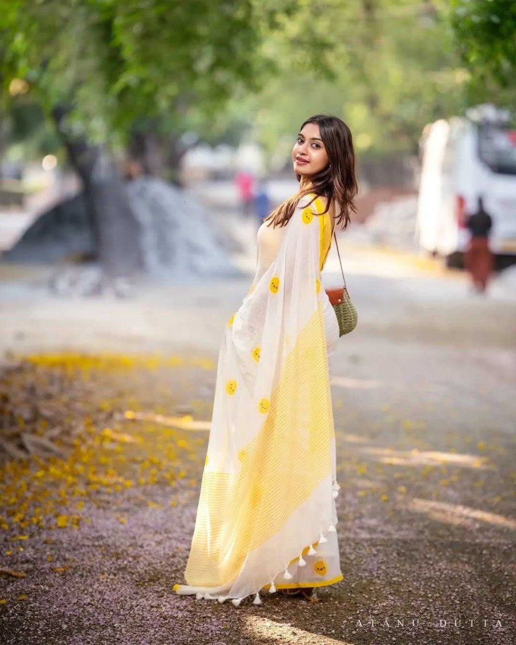 Ynf Linen KESH740 249 Sarees Wholesale Designer Sarees Printed Sarees Lightweight Sarees Manufacturer- Kapda Export