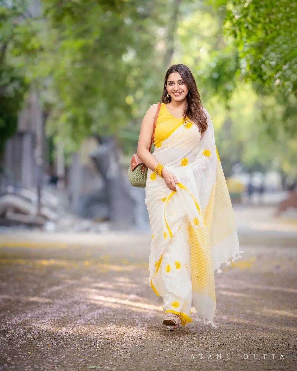 Ynf Linen KESH740 249 Sarees Wholesale Designer Sarees Printed Sarees Lightweight Sarees Manufacturer- Kapda Export