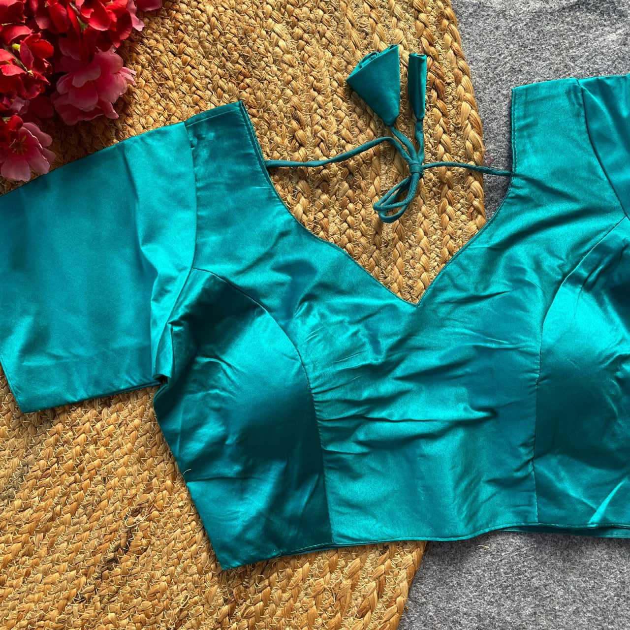 Ynf Malay Satin Silk KESH728 Malai sartin Readymade Blouses Festive Collections Wholesale Blouse Party Wear Blouse Fashion Blouse Manufacturer- Kapda Export