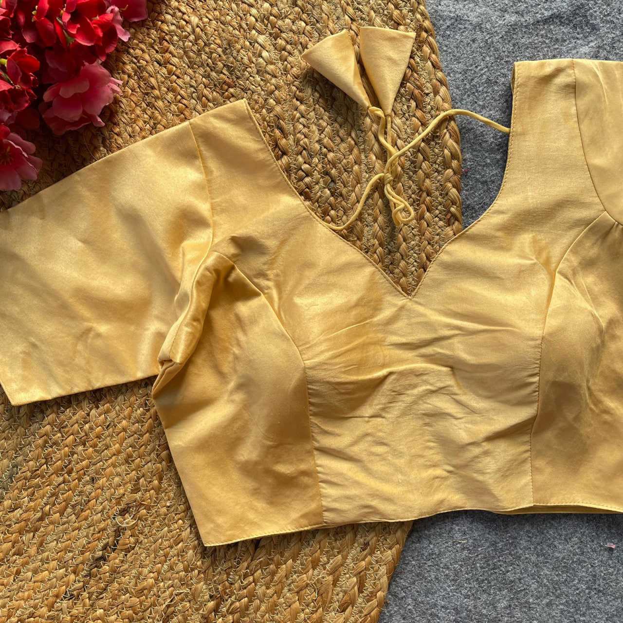 Ynf Malay Satin Silk KESH728 Malai sartin Readymade Blouses Festive Collections Wholesale Blouse Party Wear Blouse Fashion Blouse Manufacturer- Kapda Export