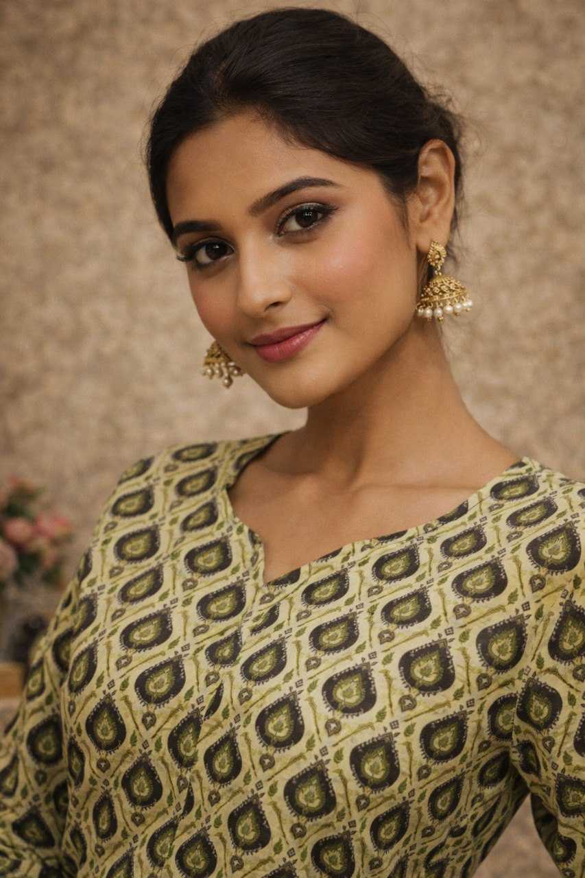 Ynf Maslin RIN227 6 Kurti Wholesale Workwear Kurtis Printed Kurtis Fancy Kurti Manufacturer- Kapda Export