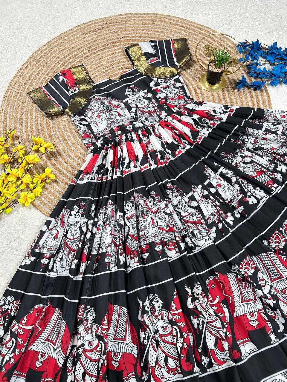 Ynf Muslin Cotton KESH167 RAM Gowns Wholesale Evening Gowns Party Wear Gowns Designer Gowns Manufacturer- Kapda Export