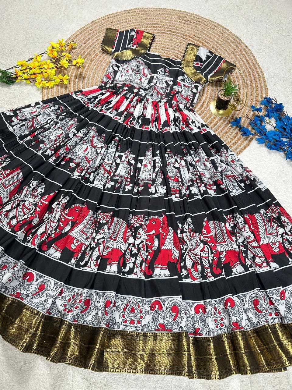 Ynf Muslin Cotton KESH167 RAM Gowns Wholesale Evening Gowns Party Wear Gowns Designer Gowns Manufacturer- Kapda Export