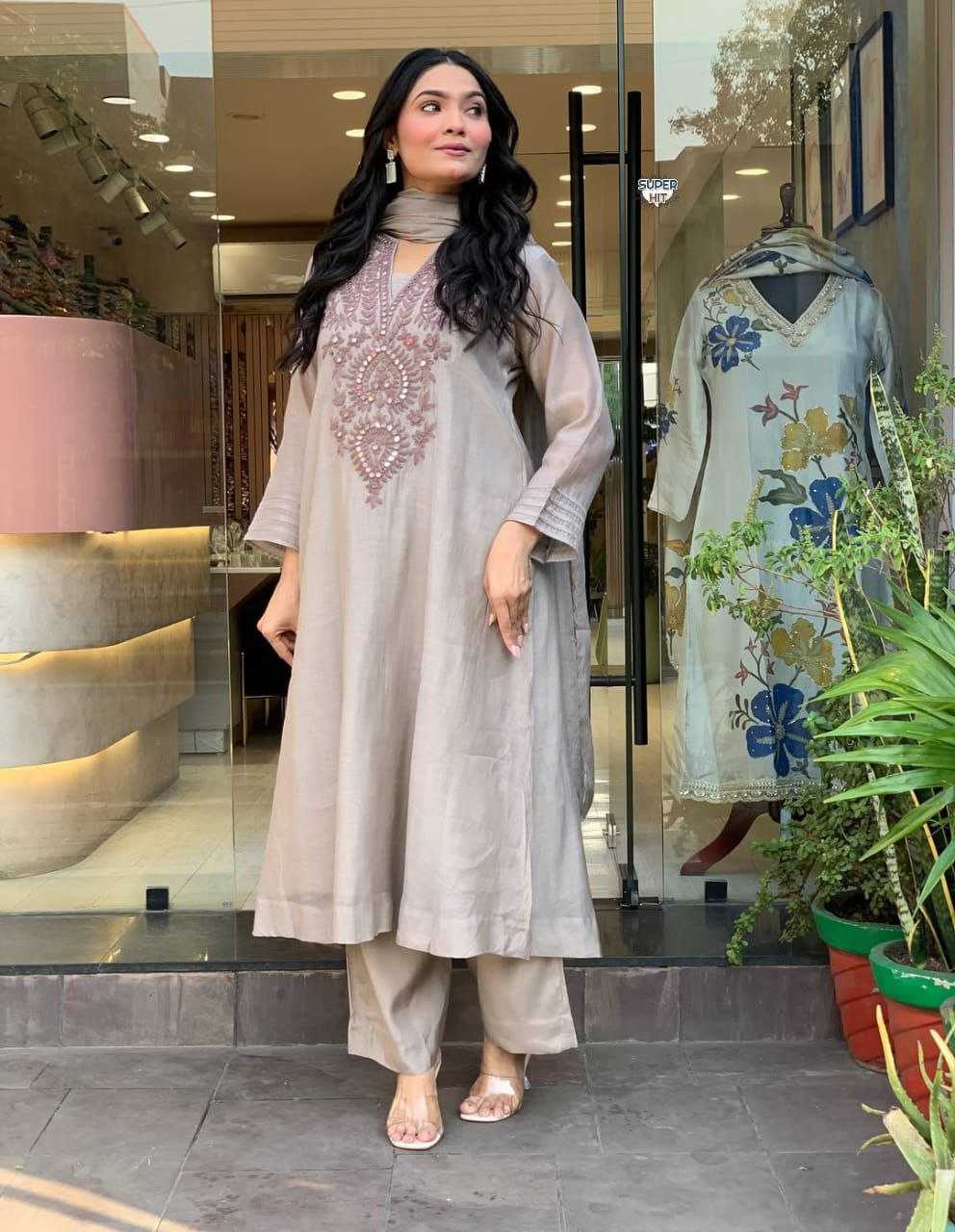 Ynf Muslin Cotton KESH536 Cotton Kurti Wholesale Festive Kurtis Cotton Kurtis Mirror Work Kurti Manufacturer- Kapda Export