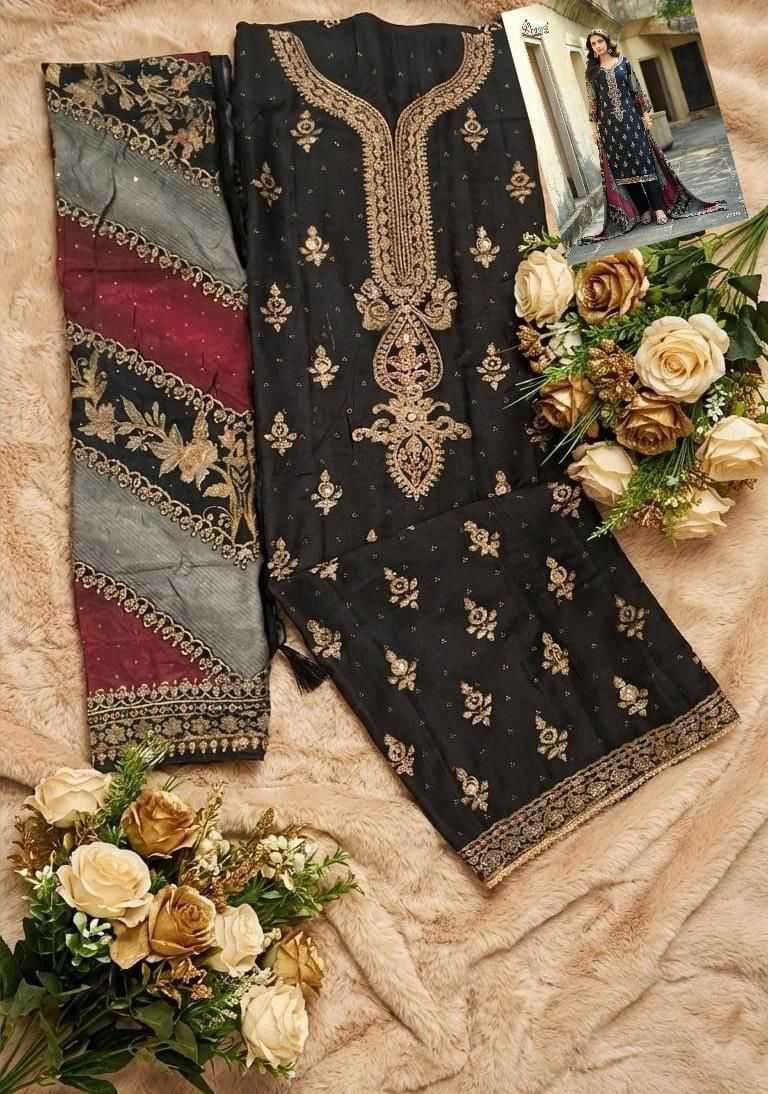 Ynf Muslin KESH677 319 Suits & Dresses Wholesale Printed Suits Wedding Suits Designer Suits Manufacturer- Kapda Export