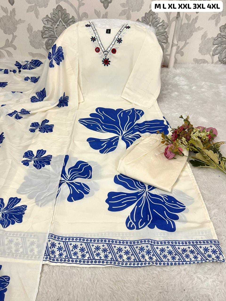 Ynf Muslin Silk KESH684 ANIHS Kurti Wholesale Casual Kurtis Printed Kurtis Cotton Kurtis Manufacturer- Kapda Export