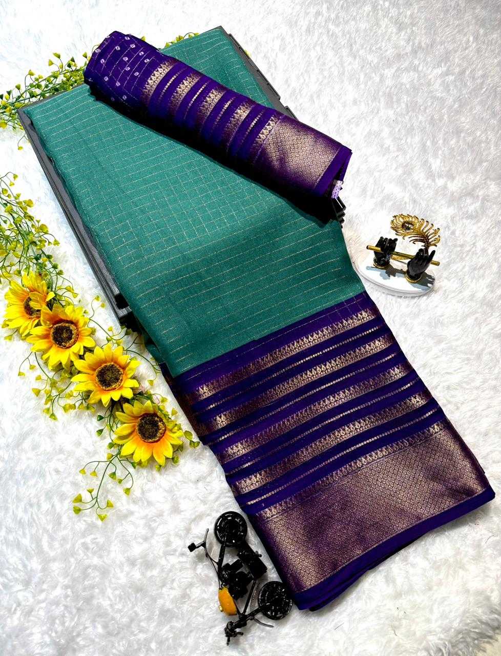 Ynf Mysore Silk KESH693 hit Sarees Wholesale Sequin Sarees Embroidered Sarees Uniform Sarees Manufacturer- Kapda Export