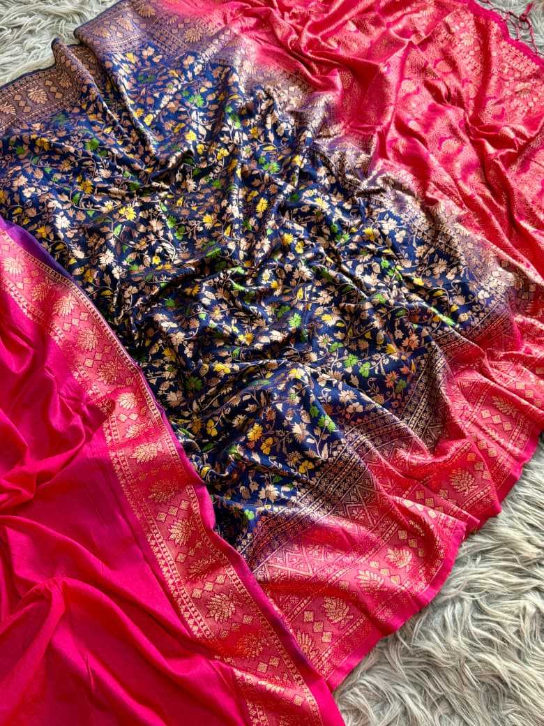 Ynf Nylon KESH657 dyed Banarasi Sarees Wholesale Designer Sarees Nylon Sarees Traditional Sarees Manufacturer- Kapda Export