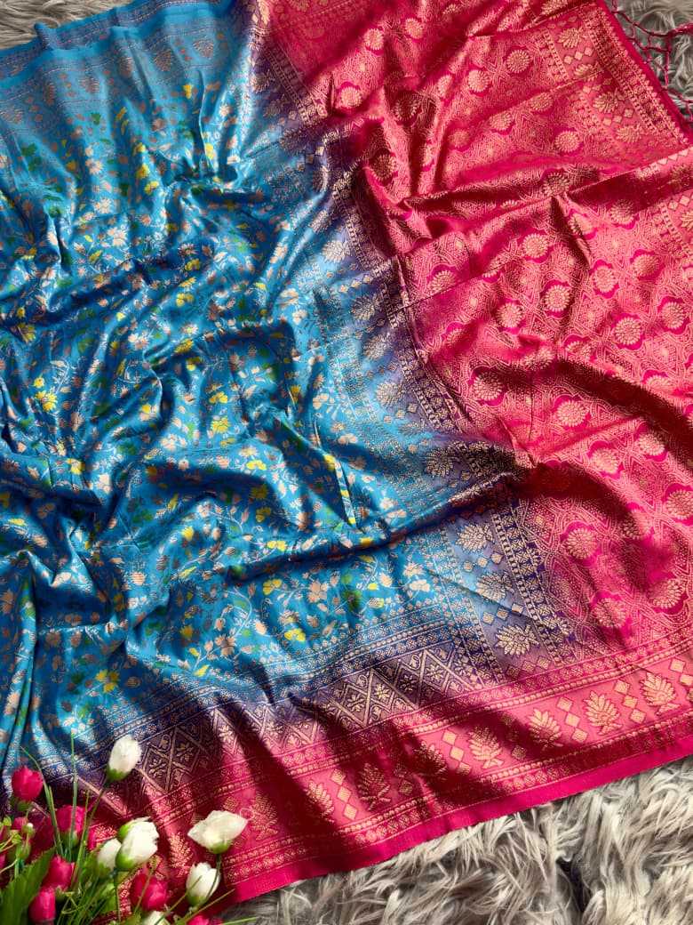 Ynf Nylon KESH657 dyed Banarasi Sarees Wholesale Designer Sarees Nylon Sarees Traditional Sarees Manufacturer- Kapda Export