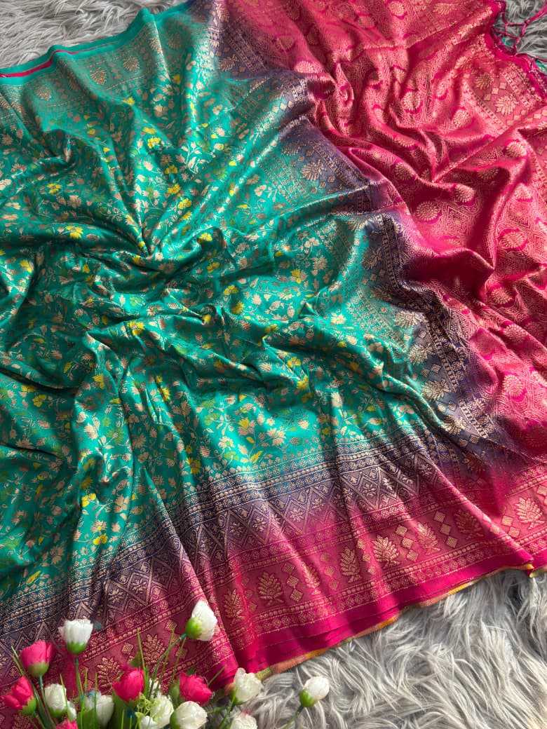 Ynf Nylon KESH657 dyed Banarasi Sarees Wholesale Designer Sarees Nylon Sarees Traditional Sarees Manufacturer- Kapda Export