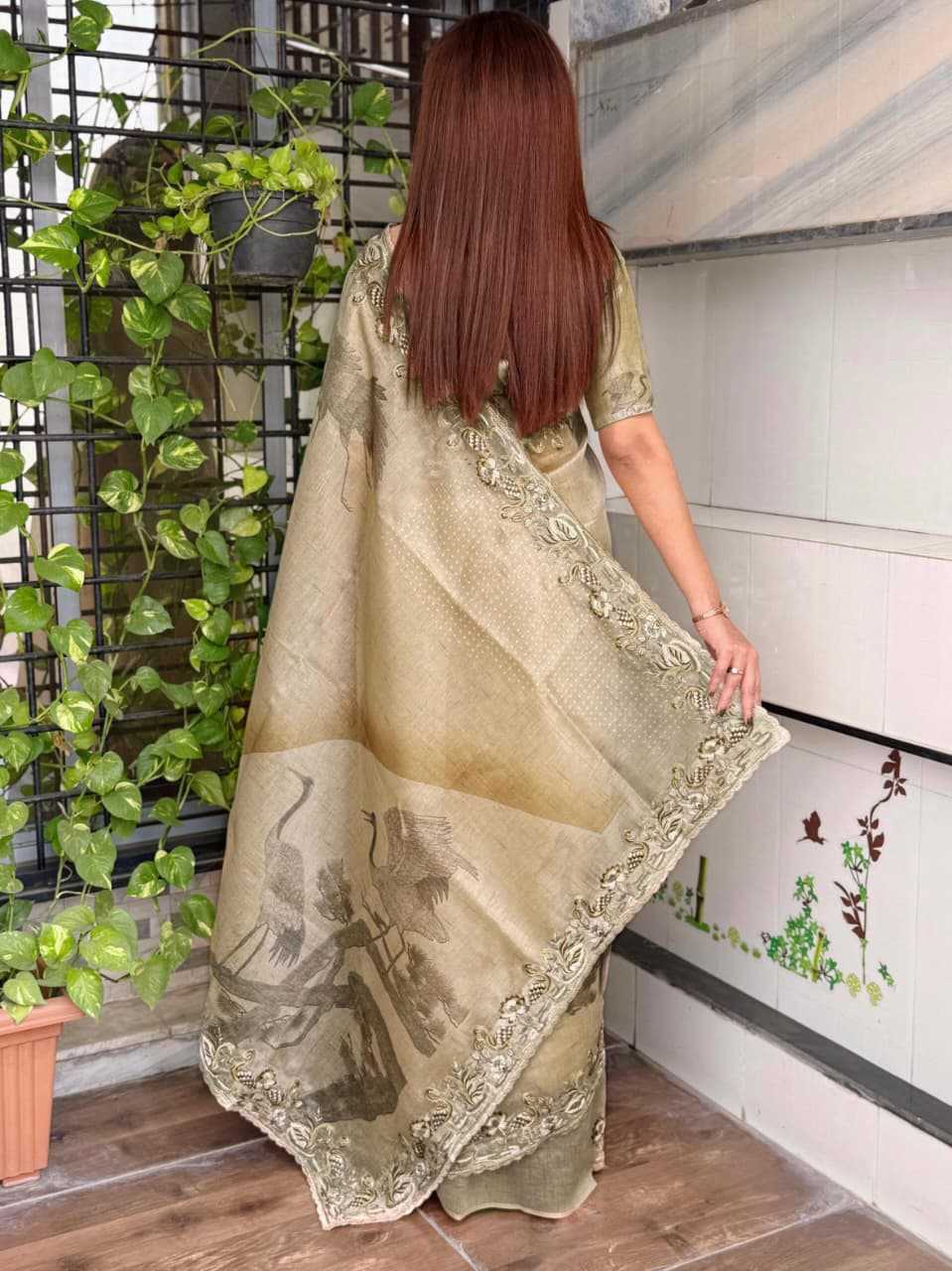 Ynf Organza KESH501 Hansawar Sarees Festive Collections Wholesale Organza Sarees Embroidered Sarees Onam Collections Manufacturer- Kapda Export