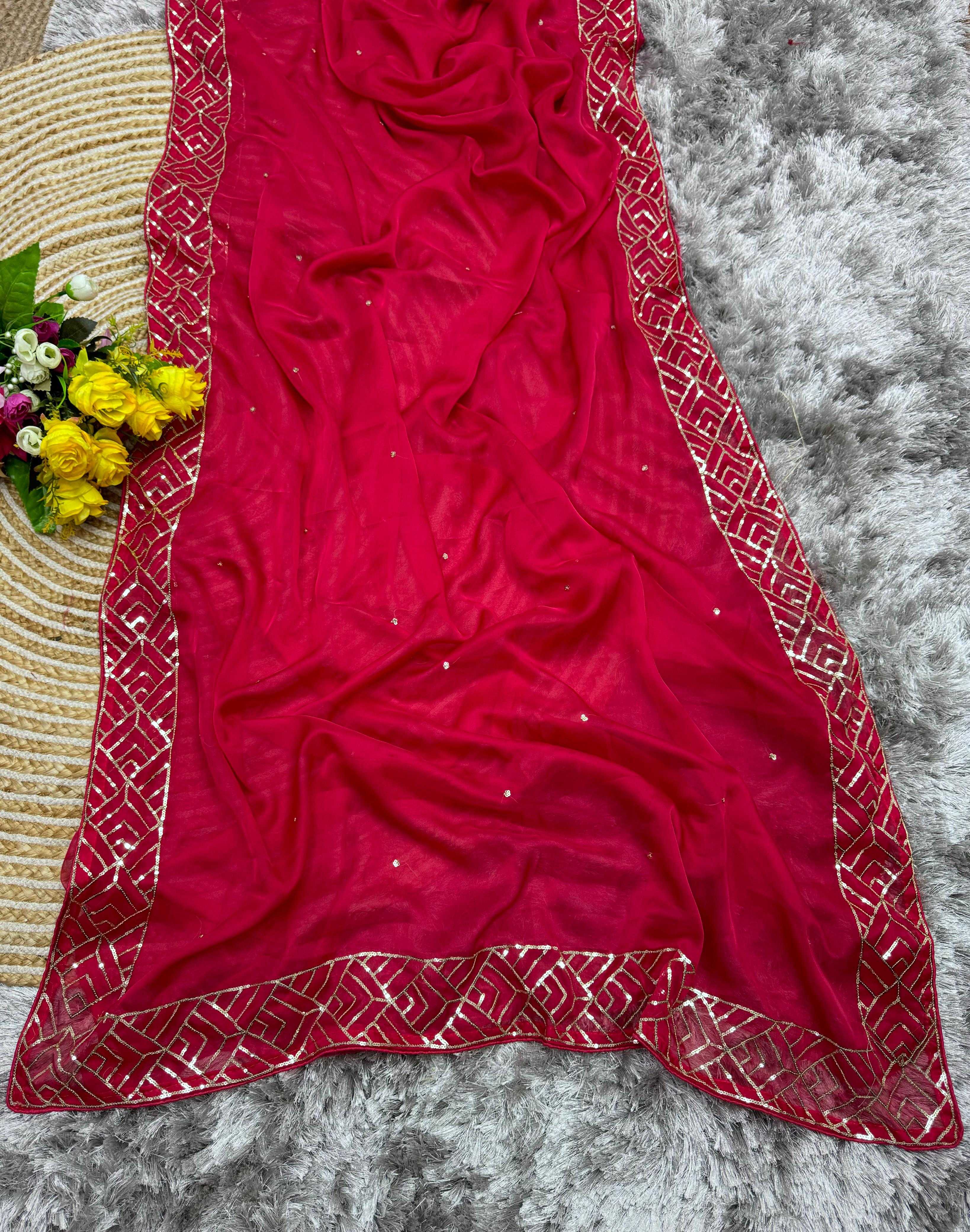 Ynf Organza KESH549 cover Sarees Wholesale Designer Sarees Organza Sarees Sequence Sarees Manufacturer- Kapda Export