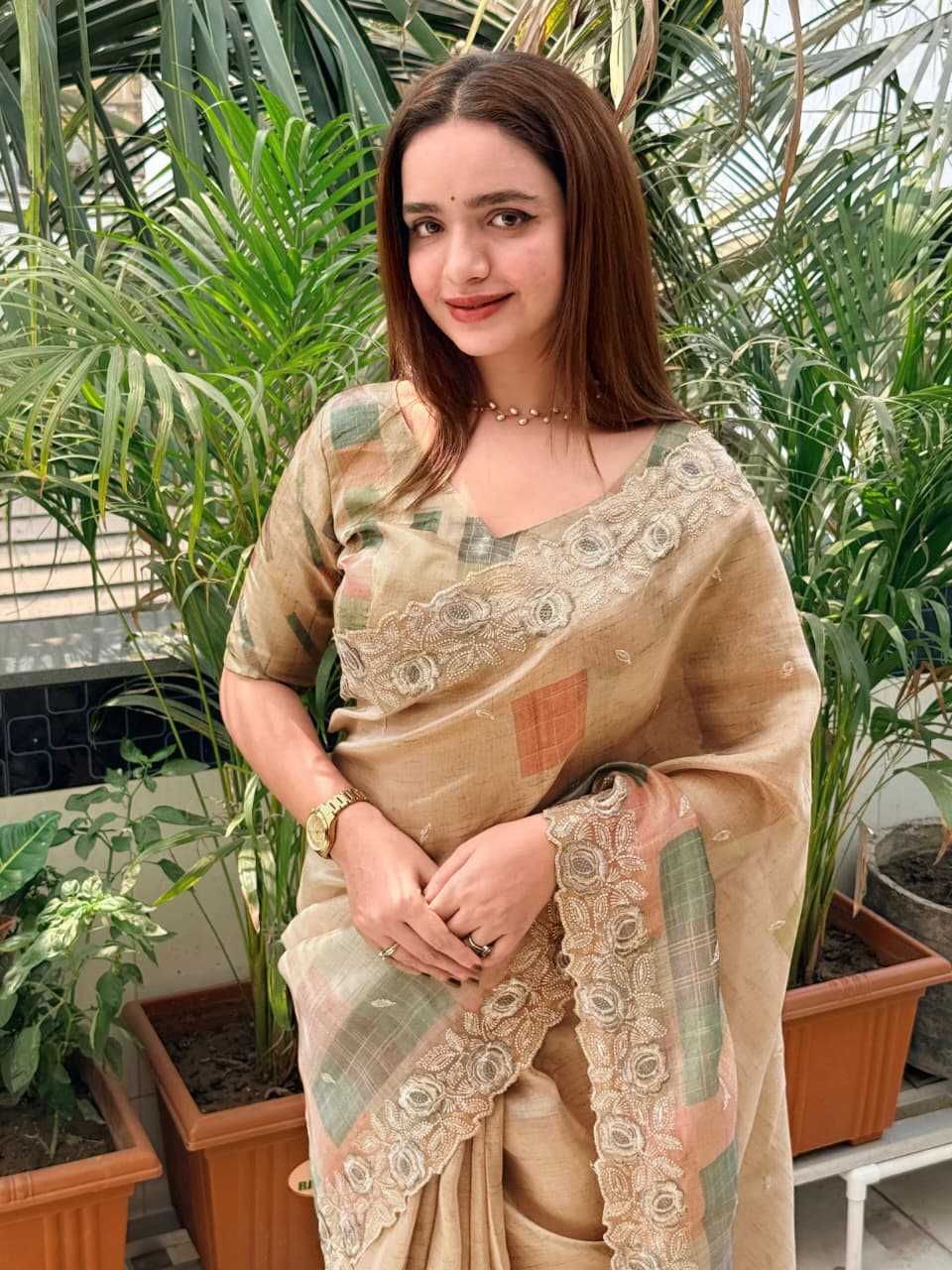 Ynf Organza KESH575 Marigold Sarees Wholesale Organza Sarees Sequence Sarees Embroidered Sarees Manufacturer- Kapda Export