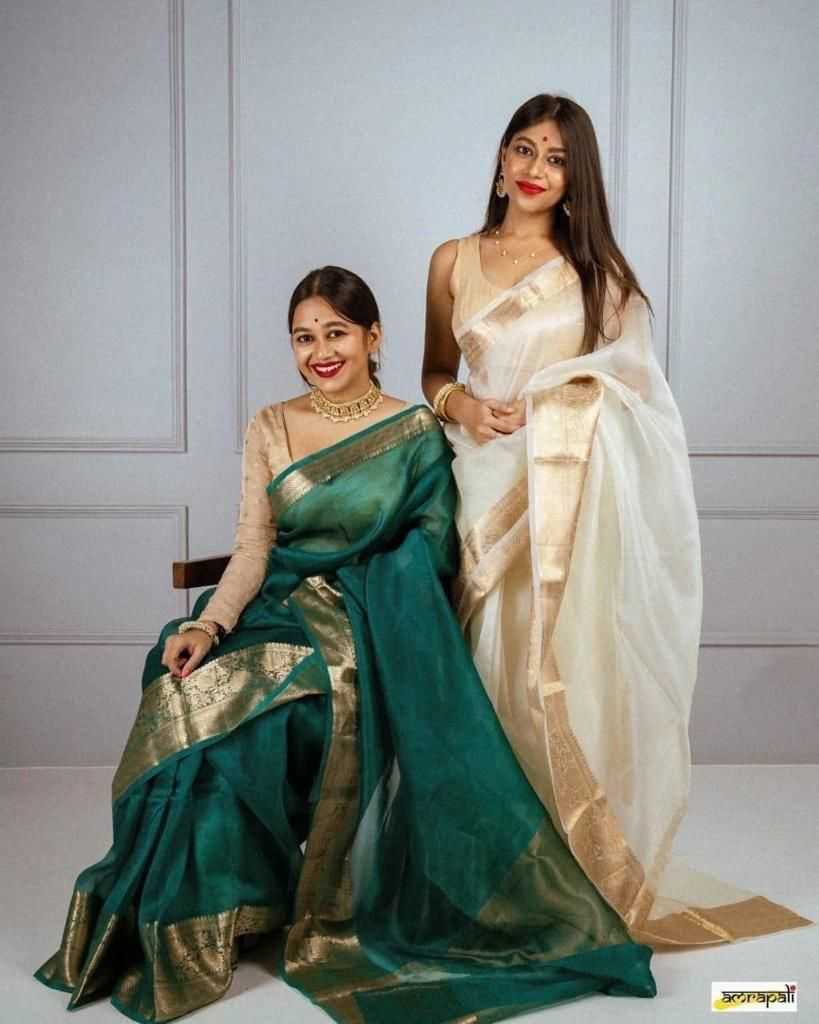 Ynf Organza KESH577 CM 559 Sarees Festive Collections Wholesale Organza Sarees Jacquard Saree Zari Sarees Manufacturer- Kapda Export