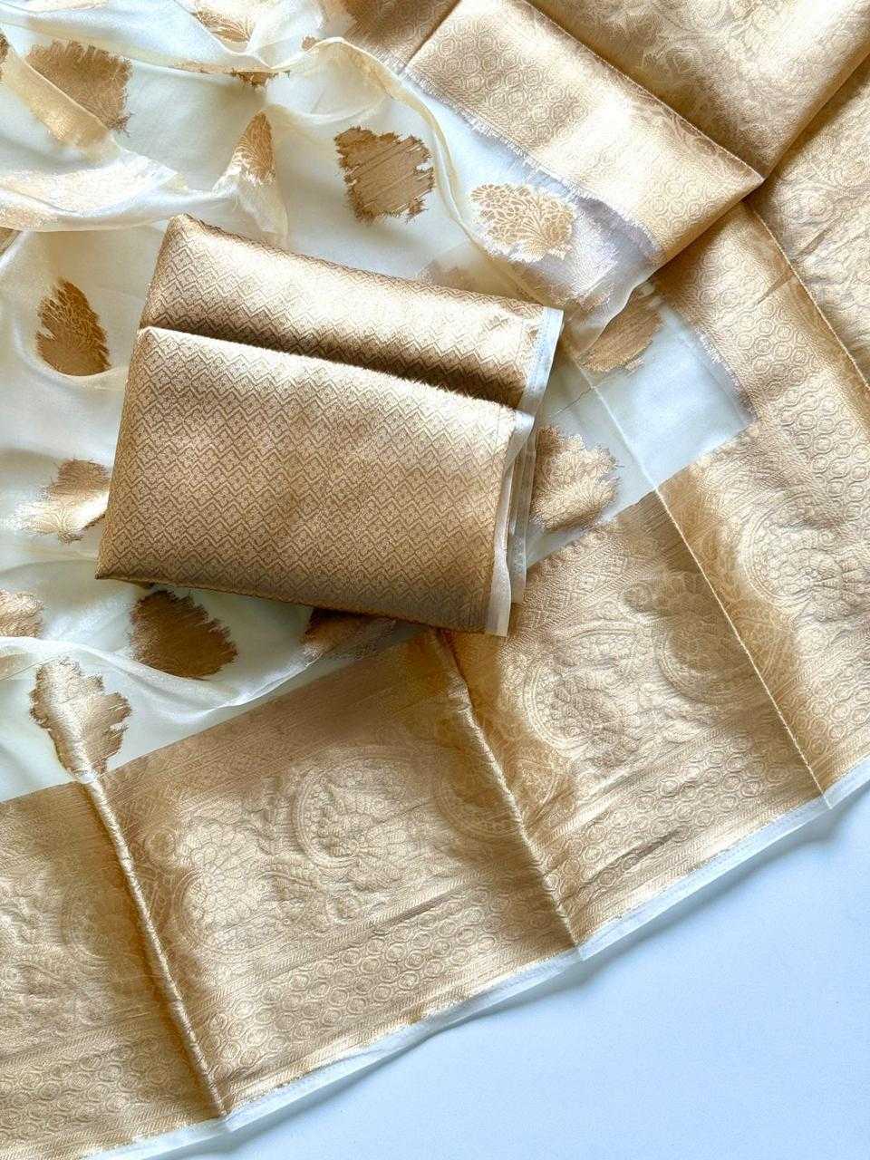 Ynf Organza KESH681 JUMAIRA Sarees Festive Collections Wholesale Organza Sarees Jacquard Saree Onam Collections Manufacturer- Kapda Export