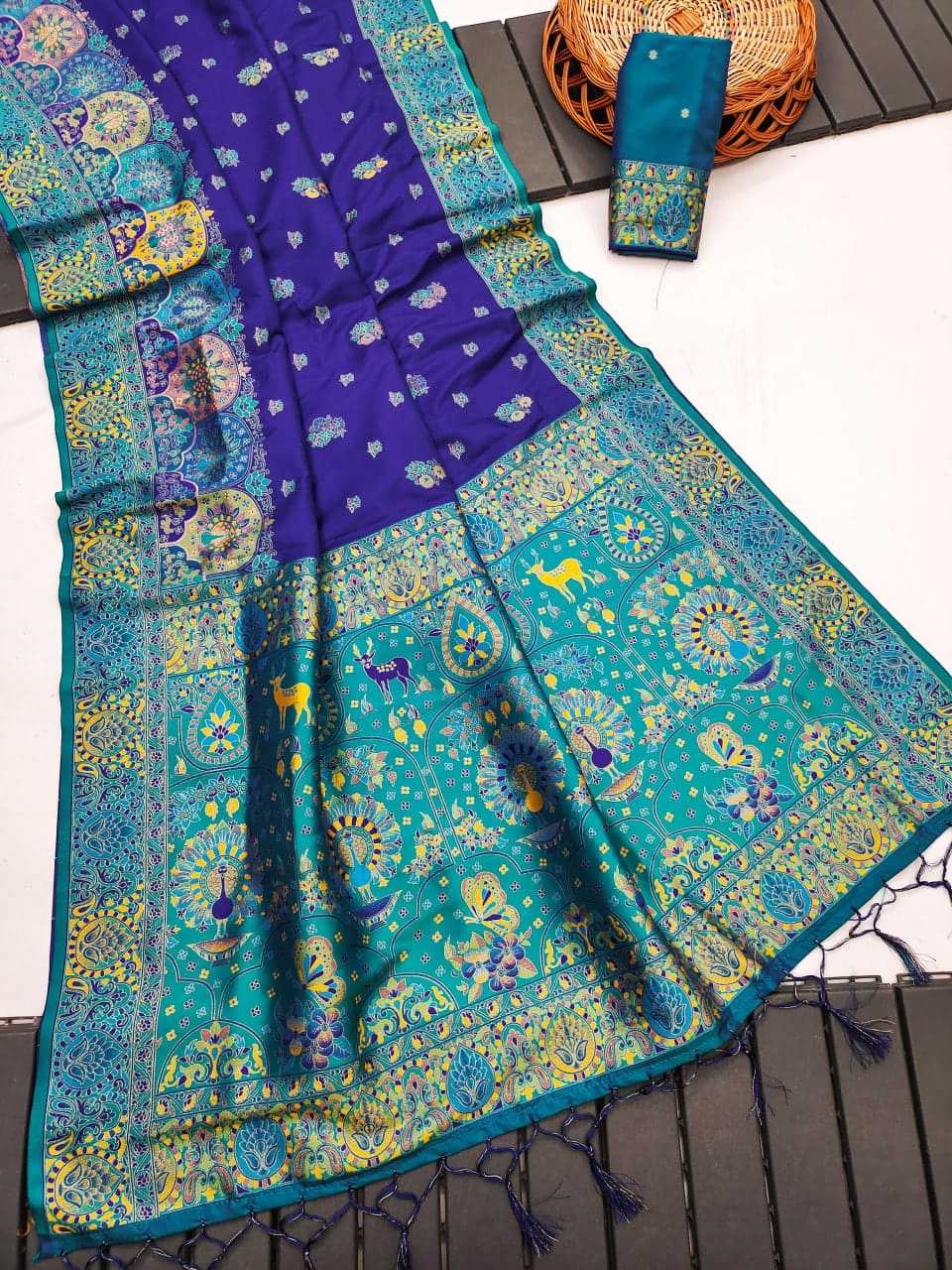 Ynf Paithani Silk KESH685 119 Silk Sarees Festive Collections Wholesale Silk Sarees With Blouse Festival Silk Sarees Pashmina Silk Sarees Manufacturer- Kapda Export