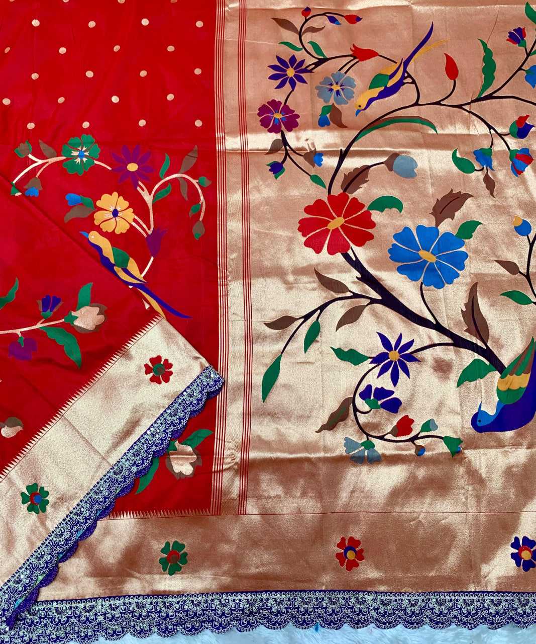 Ynf Paithani Silk KESH685 125 Sarees Festive Collections Wholesale Lace Border Sarees Festive Sarees Sarees With Blouse Manufacturer- Kapda Export