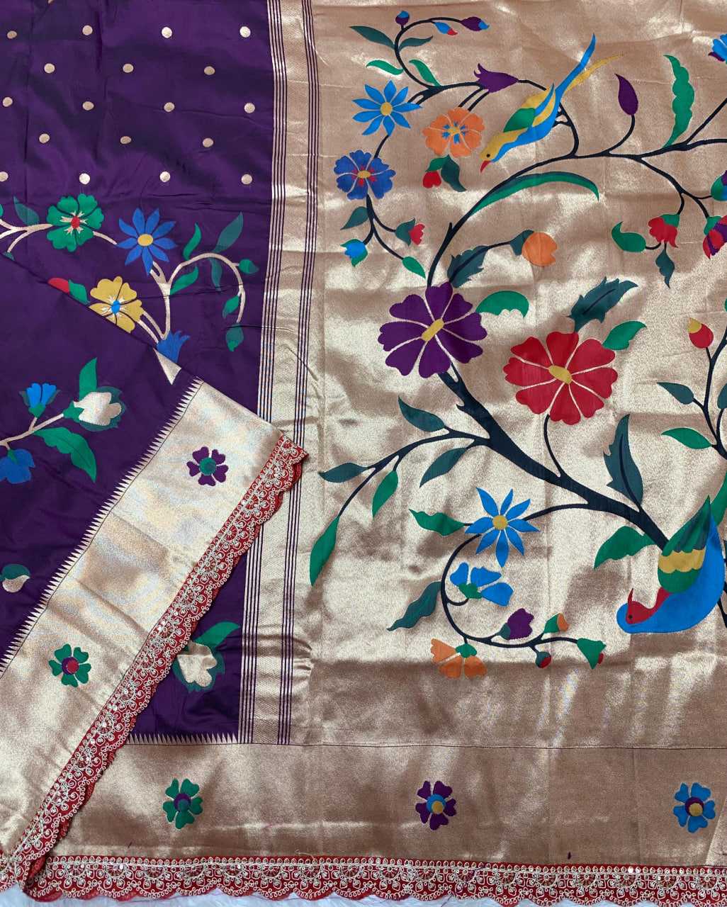 Ynf Paithani Silk KESH685 125 Sarees Festive Collections Wholesale Lace Border Sarees Festive Sarees Sarees With Blouse Manufacturer- Kapda Export