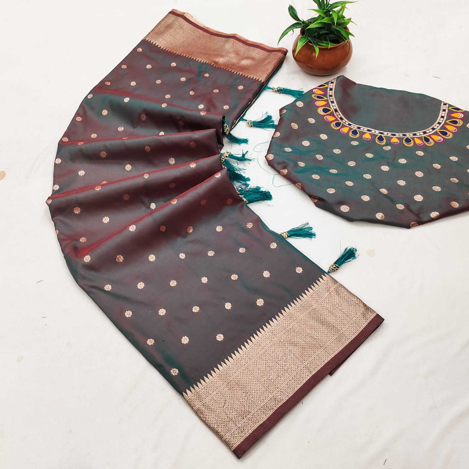 Ynf Paithani Silk KESH739 104 Silk Sarees Festive Collections Wholesale Paithani Sarees Banarasi Silk Sarees With Zari Work Festival Silk Sarees Manufacturer- Kapda Export