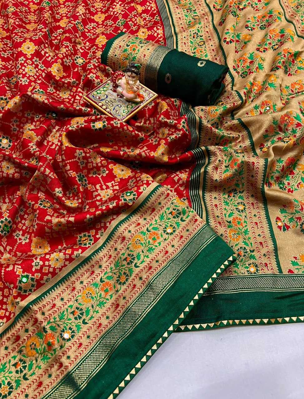 Ynf Pashmina KESH729 ASHIKA Sarees Festive Collections Wholesale Leheriya Sarees Silk Sarees Sarees With Blouse Manufacturer- Kapda Export