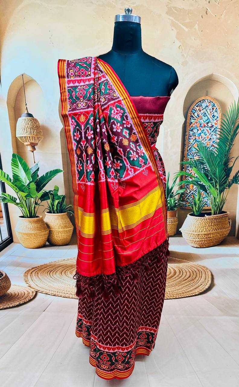 Ynf Patola Silk KESH488 Experience Sarees Wholesale Printed Sarees Traditional Sarees Zari Sarees Manufacturer- Kapda Export