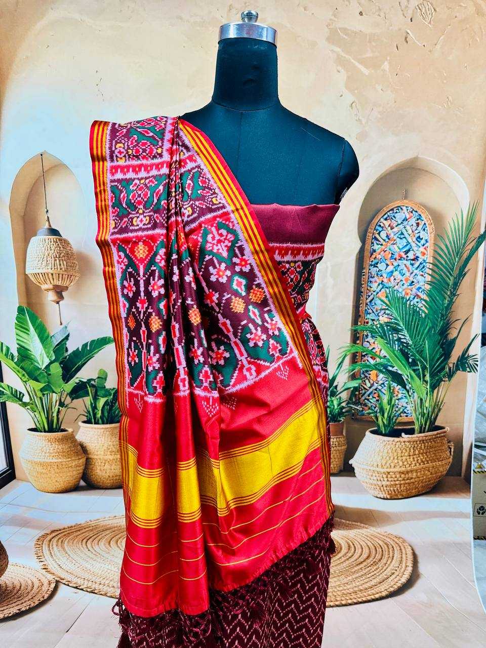 Ynf Patola Silk KESH488 Experience Sarees Wholesale Printed Sarees Traditional Sarees Zari Sarees Manufacturer- Kapda Export